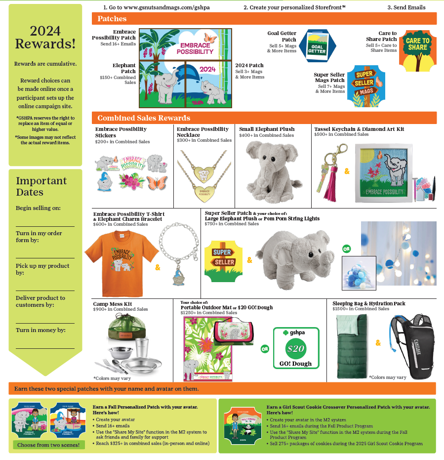 Fall Product Program